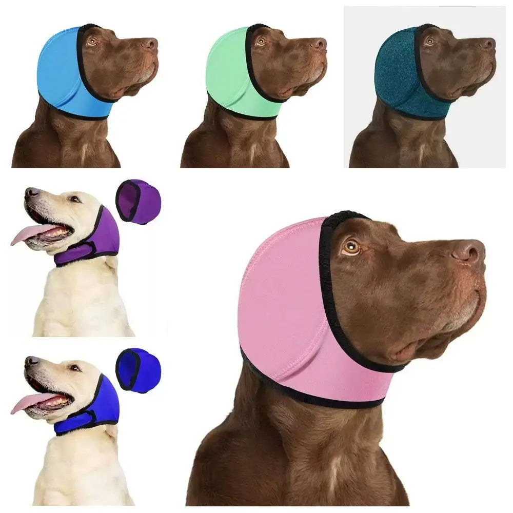 Dog Ear Covers Noise Reduction Hearing Protection Waterproof Dog Calming Earmuff Anti-Noise Shock Proof Pet Headcover