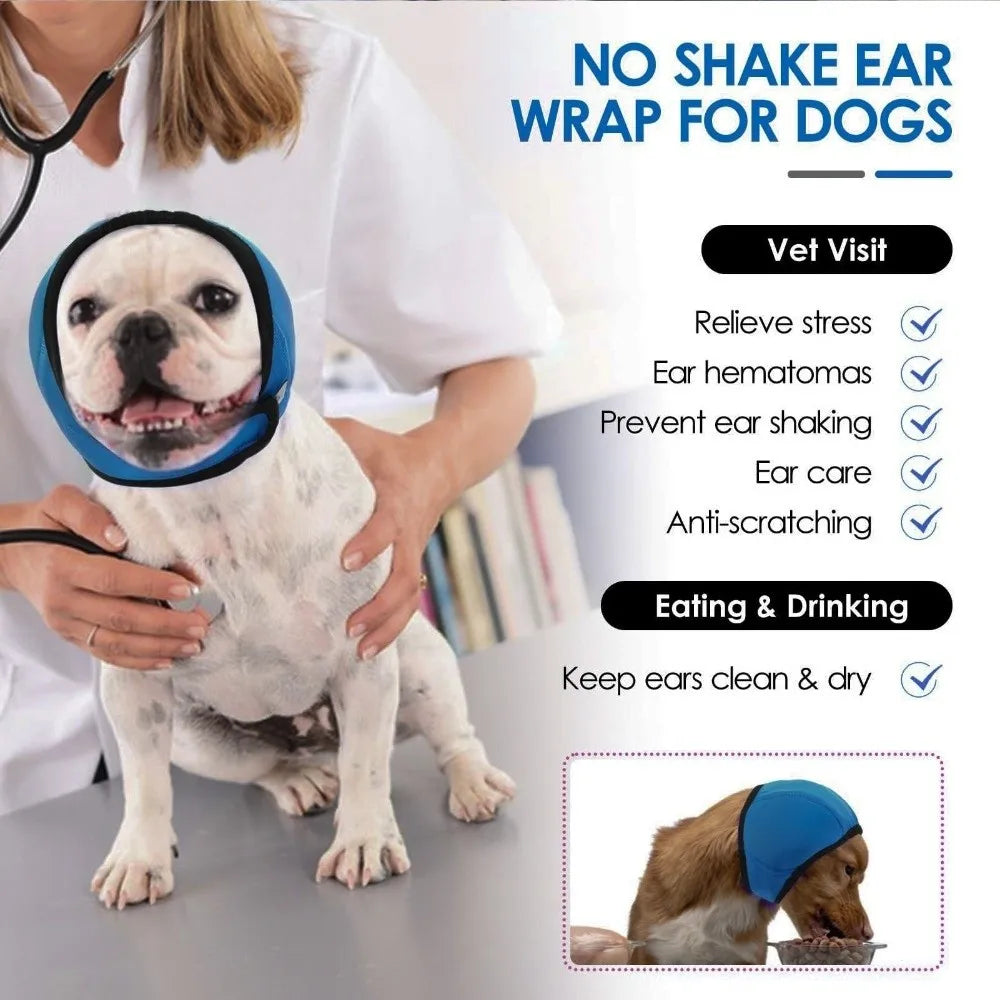 Dog Ear Covers Noise Reduction Hearing Protection Waterproof Dog Calming Earmuff Anti-Noise Shock Proof Pet Headcover