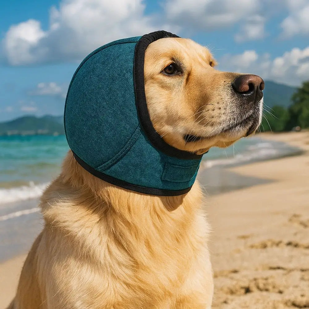 Dog Ear Covers Noise Reduction Hearing Protection Waterproof Dog Calming Earmuff Anti-Noise Shock Proof Pet Headcover