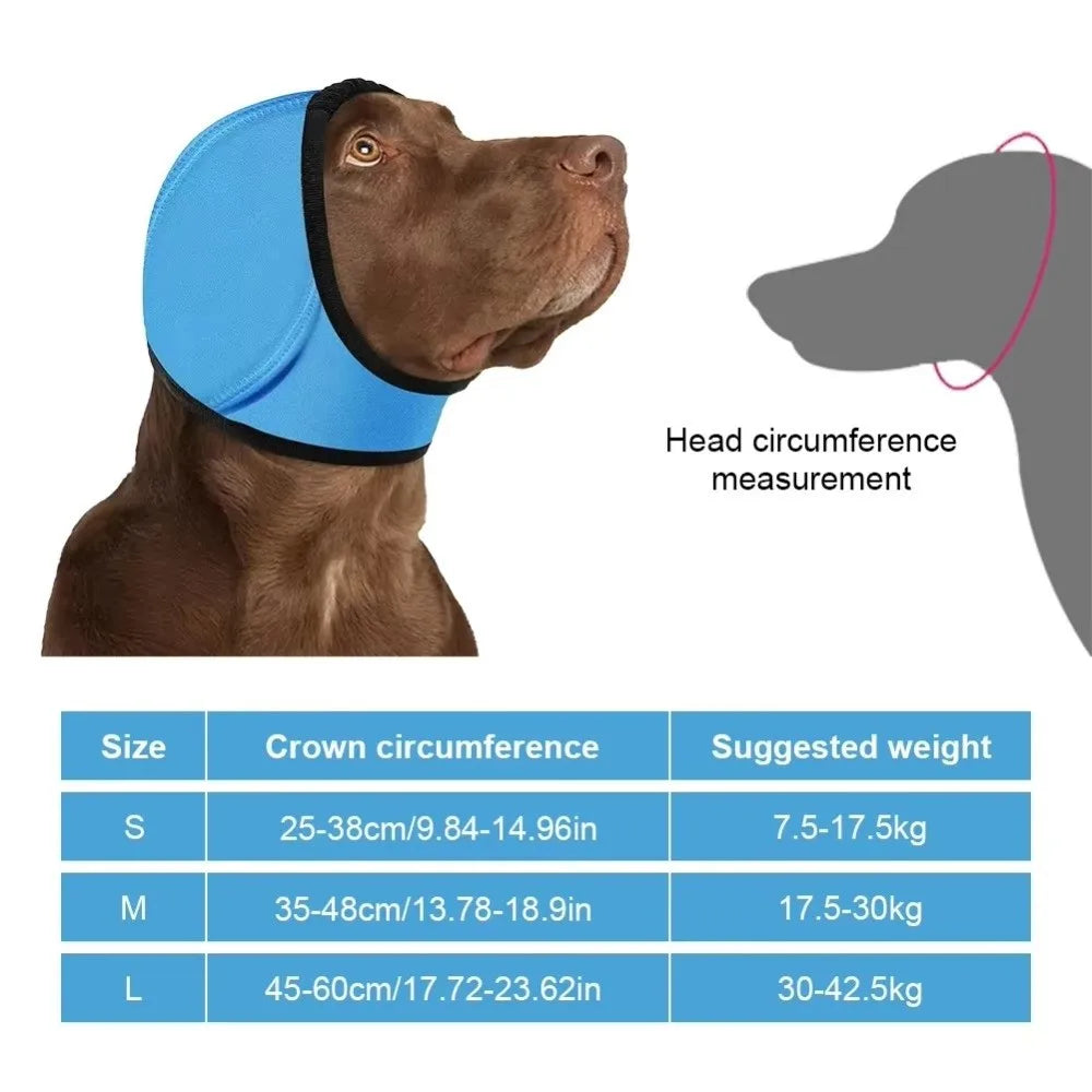Dog Ear Covers Noise Reduction Hearing Protection Waterproof Dog Calming Earmuff Anti-Noise Shock Proof Pet Headcover